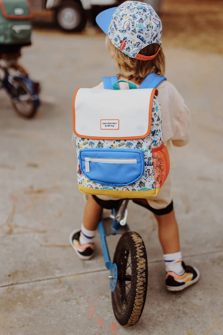 Mochila Colegio +6 años Solapa Chill Hello Hossy