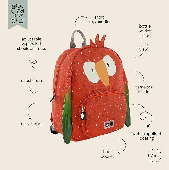 Mochila Mr Parrot Loro Trixie