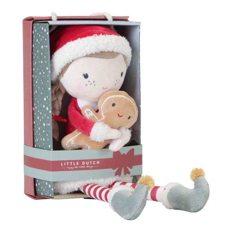 Muñeca Navidad Rosa Elfo Little Dutch