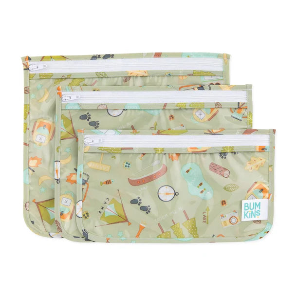 3 Bolsas Transparentes Bumkins Camping