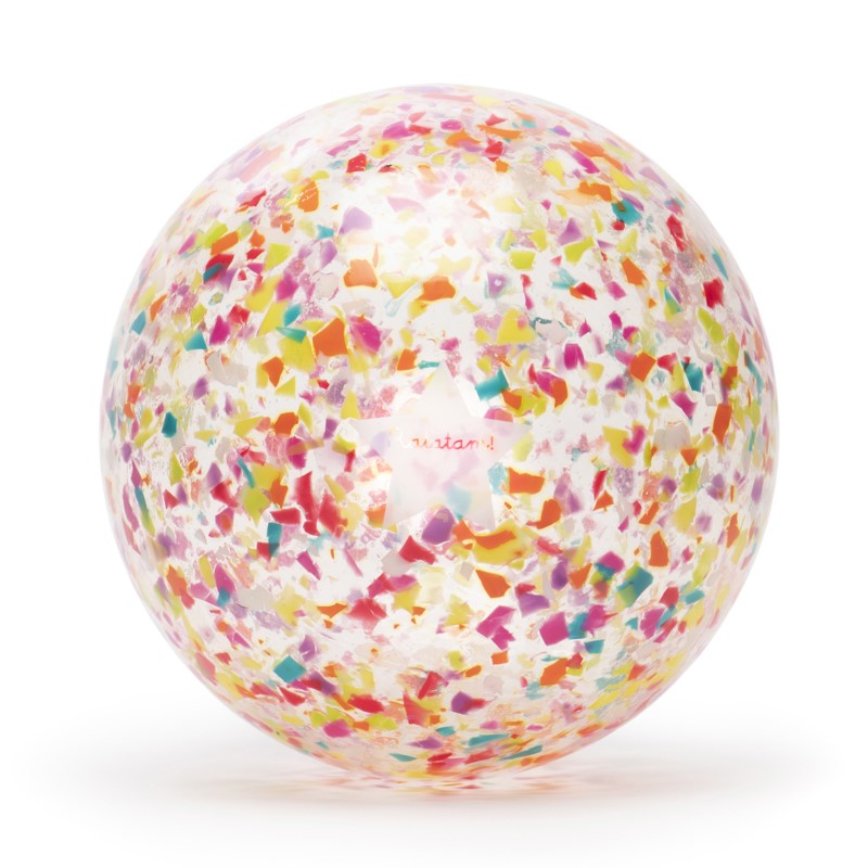 Pelota Confeti Multicolor 10cm Ratatam