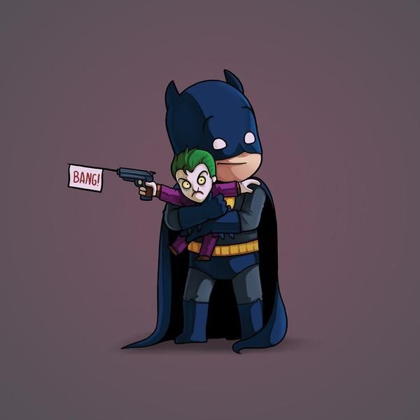 Batman and the Joker - Print