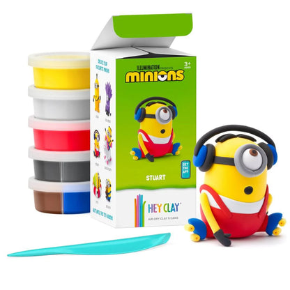 Hey Clay Plastilina Interactiva Stuart Minions (5 botes)