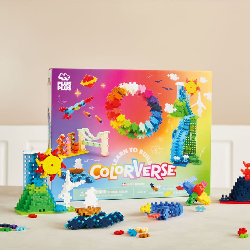 Puzzle Construcciones Plus Plus Pack Colorverse 1000 piezas