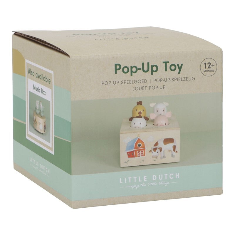 Pop Up Madera Animales Granja Little Dutch