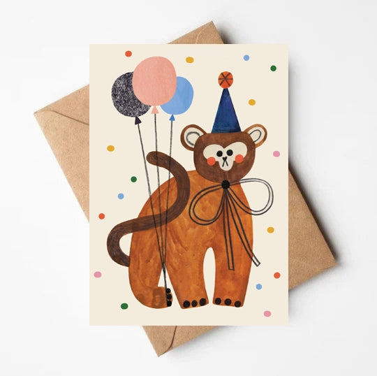 Postal PARTY MONKEY Daria Solak