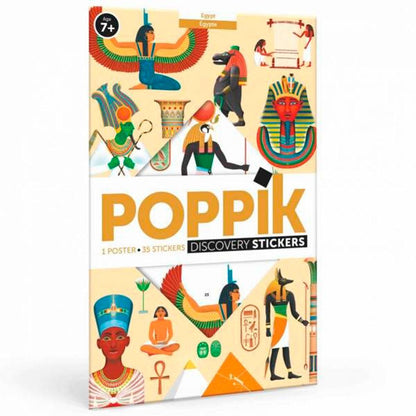 Póster pegatinas discovery Egipto Poppik