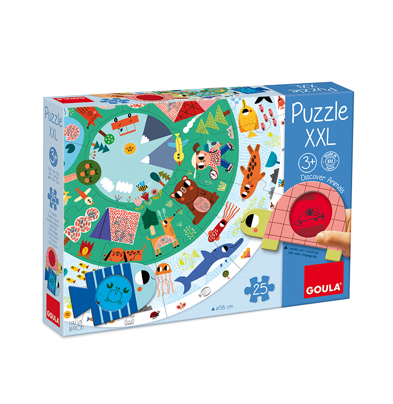 Puzzle XXL Descubre Animales