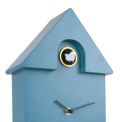 Reloj Cuco Casita Azul Fisura