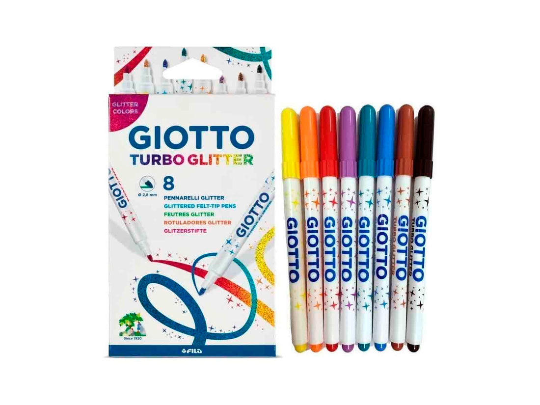 Rotuladores Purpurina Turbo Glitter Giotto