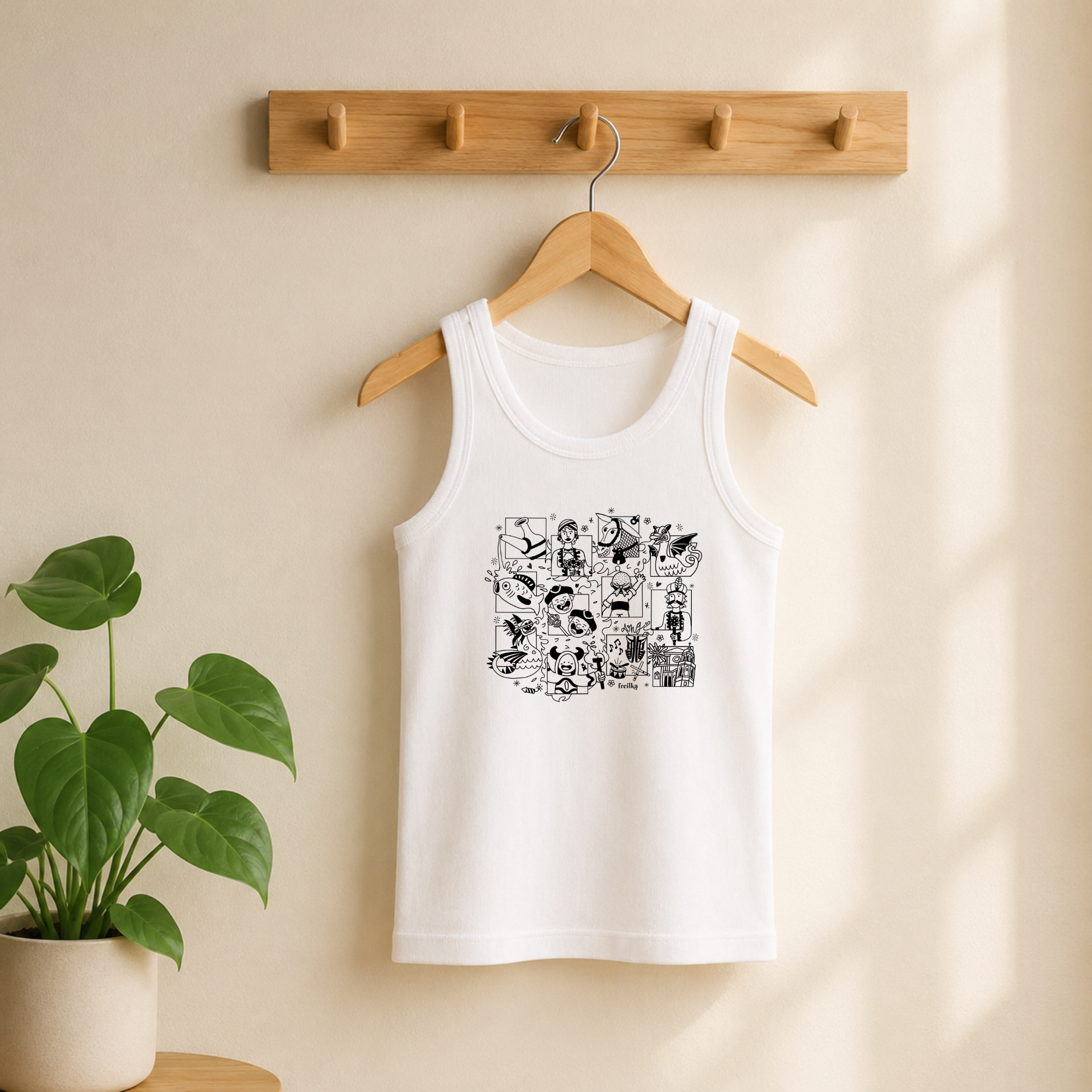 Pack Samarreta Tirants Ajustada + Tattoos