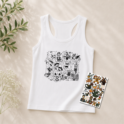 Pack Samarreta Tirants Ajustada + Tattoos