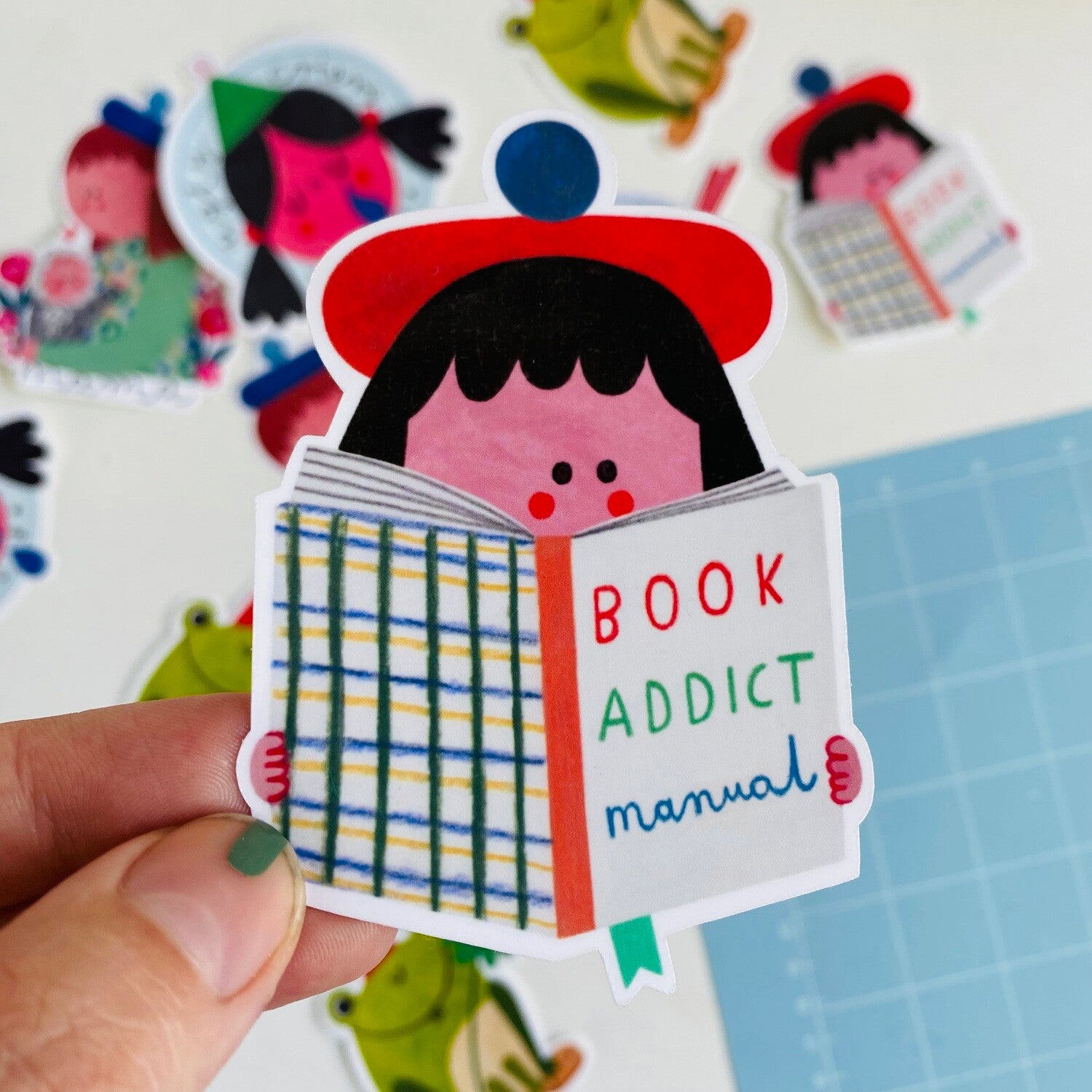 Sticker BOOK ADDICT Daria Solak