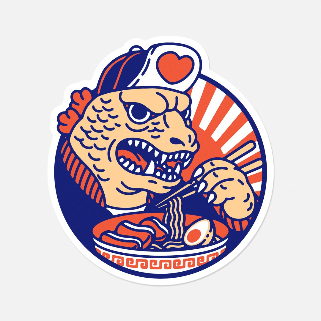 Sticker Pegatina &quot;Kaiju&quot;