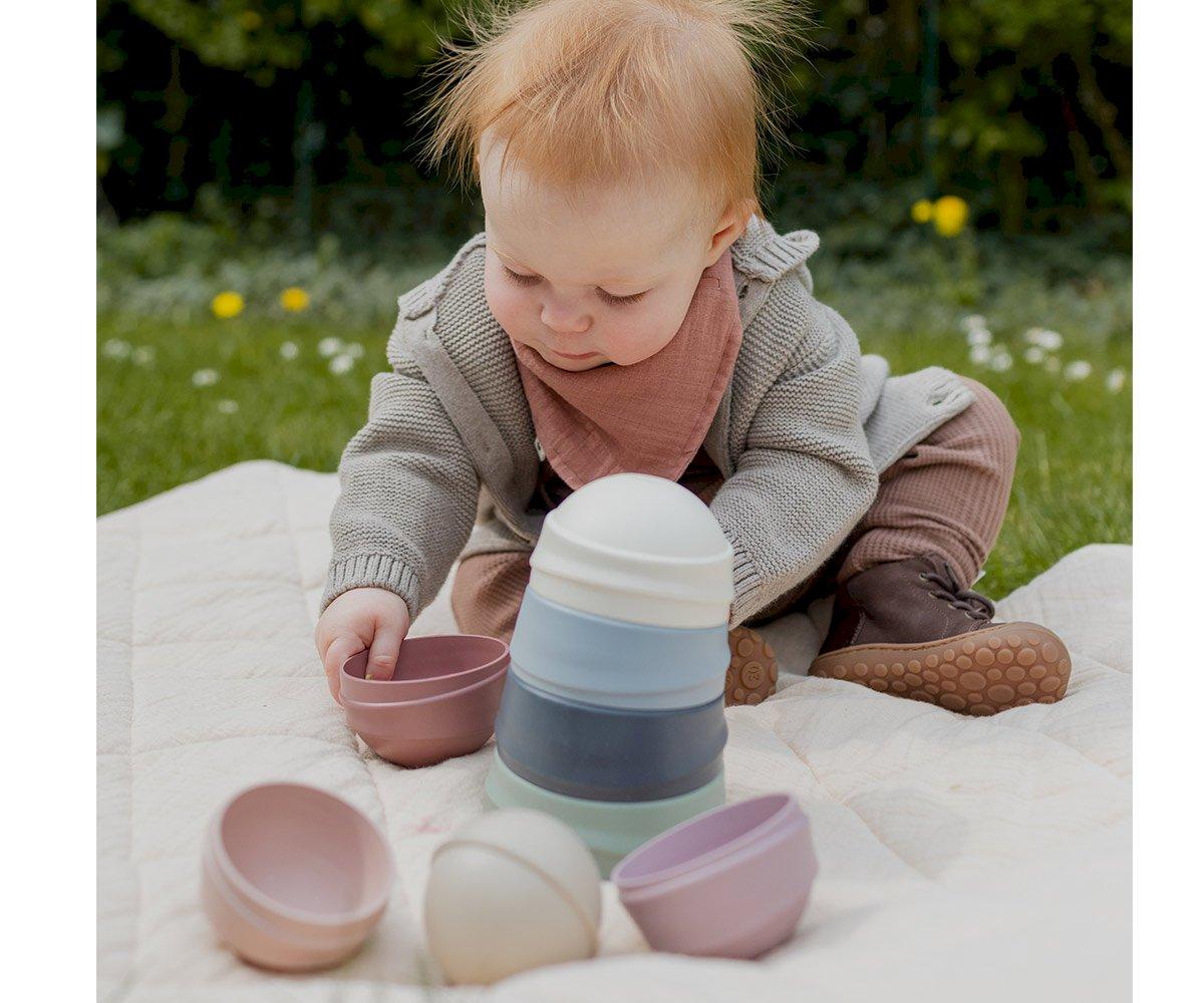 Tentetieso Apilable BIBS Wobbly Pastel Rainbow