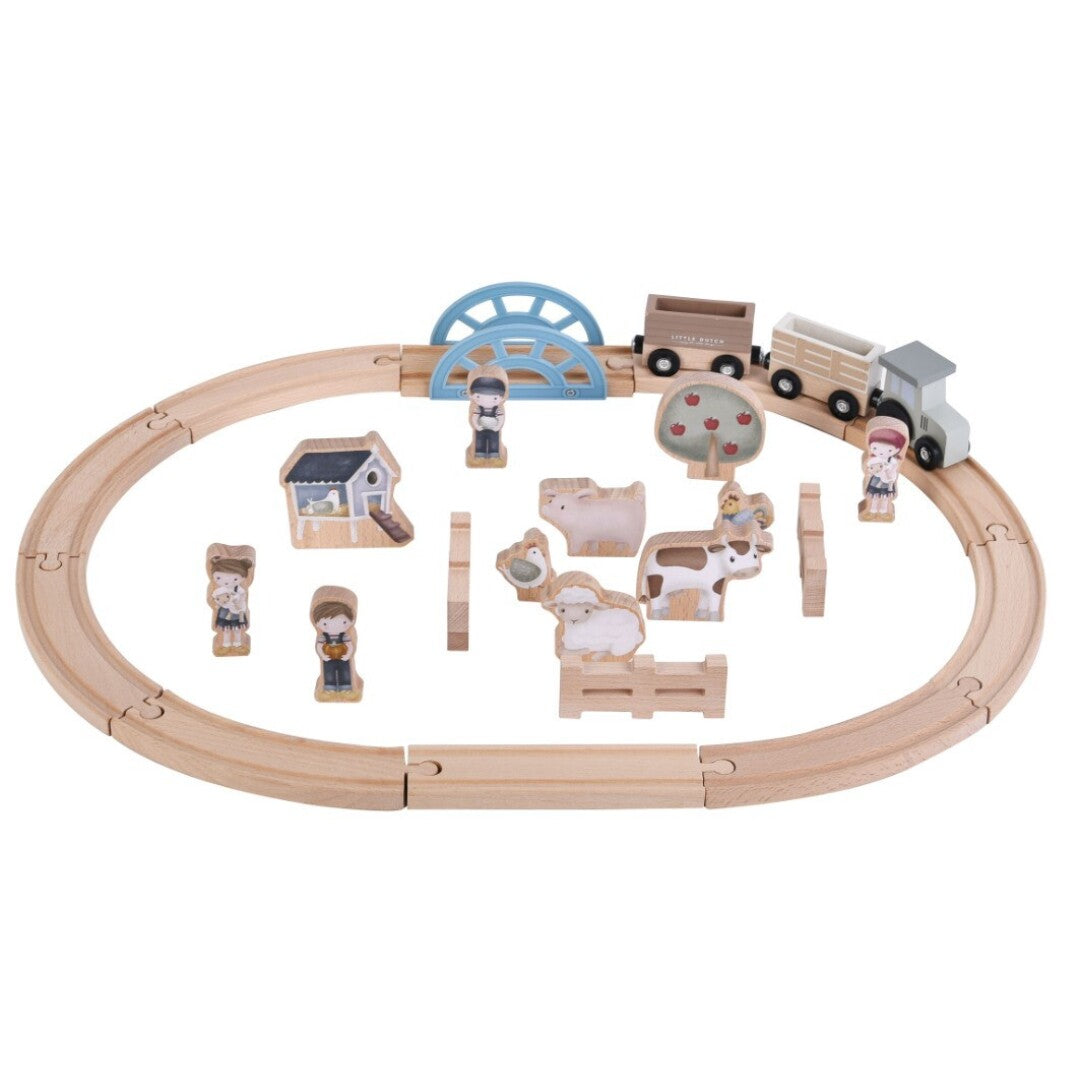 Sistema Tren Granja Madera Little Dutch