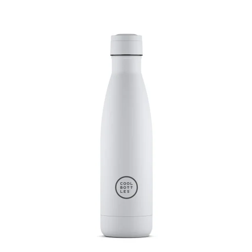 Botella Termo 500ml Cool Bottles MONO WHITE